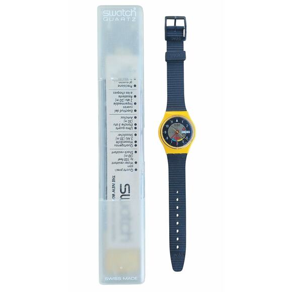 Swatch Watch YAMAHA RACER GJ700 1985 Standard Gents With new band and battery - Picture 1 of 6